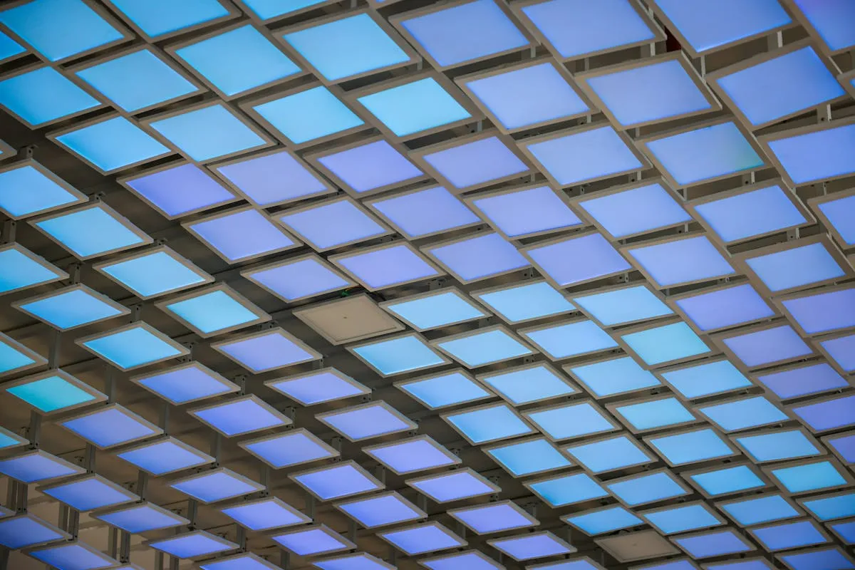 Recessed Linear stretch ceiling finish