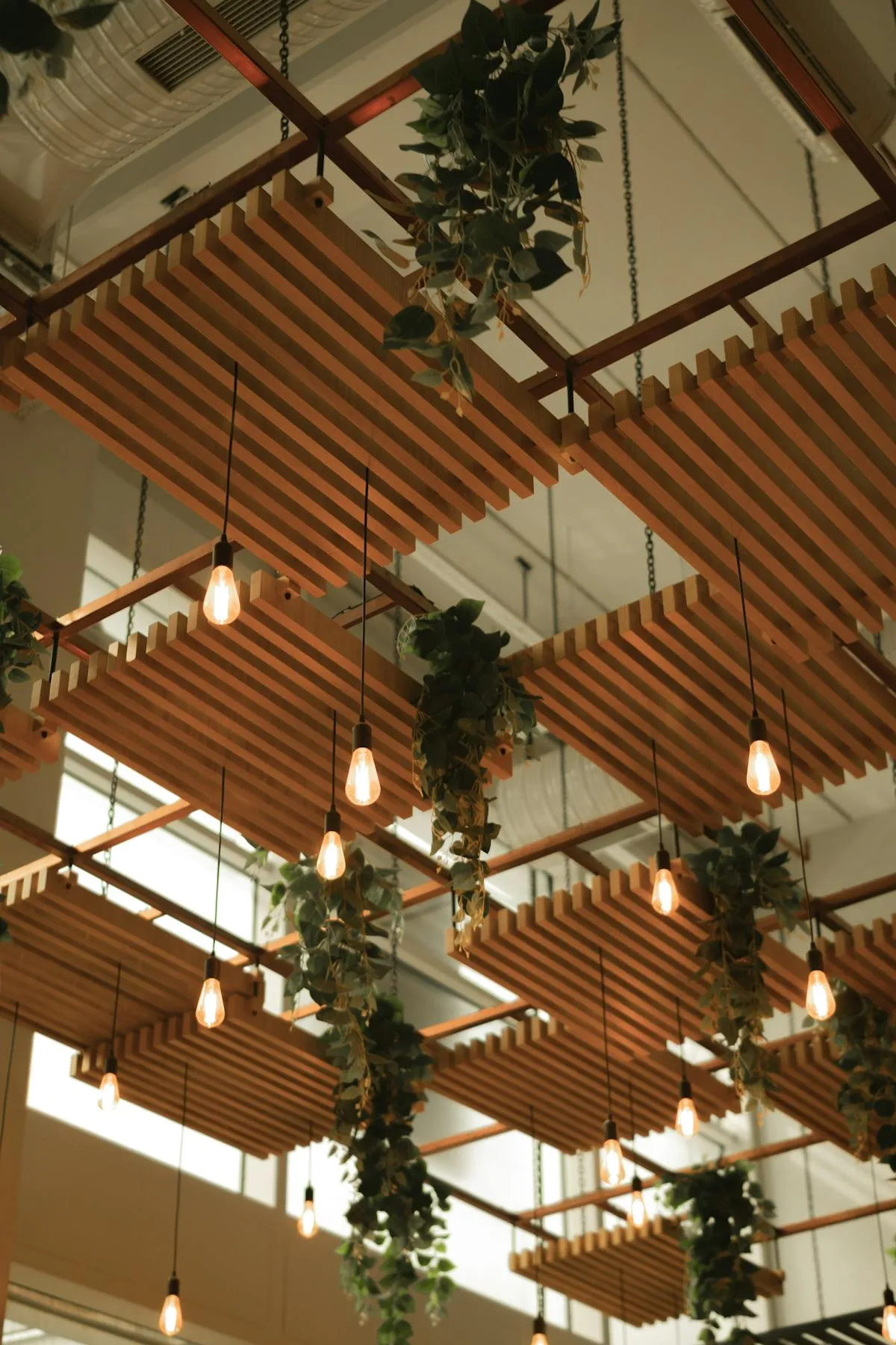 Baffle Wave stretch ceiling finish