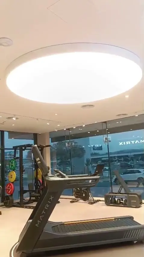 Translucent Stretch Ceiling, Fitness Studio — video 3