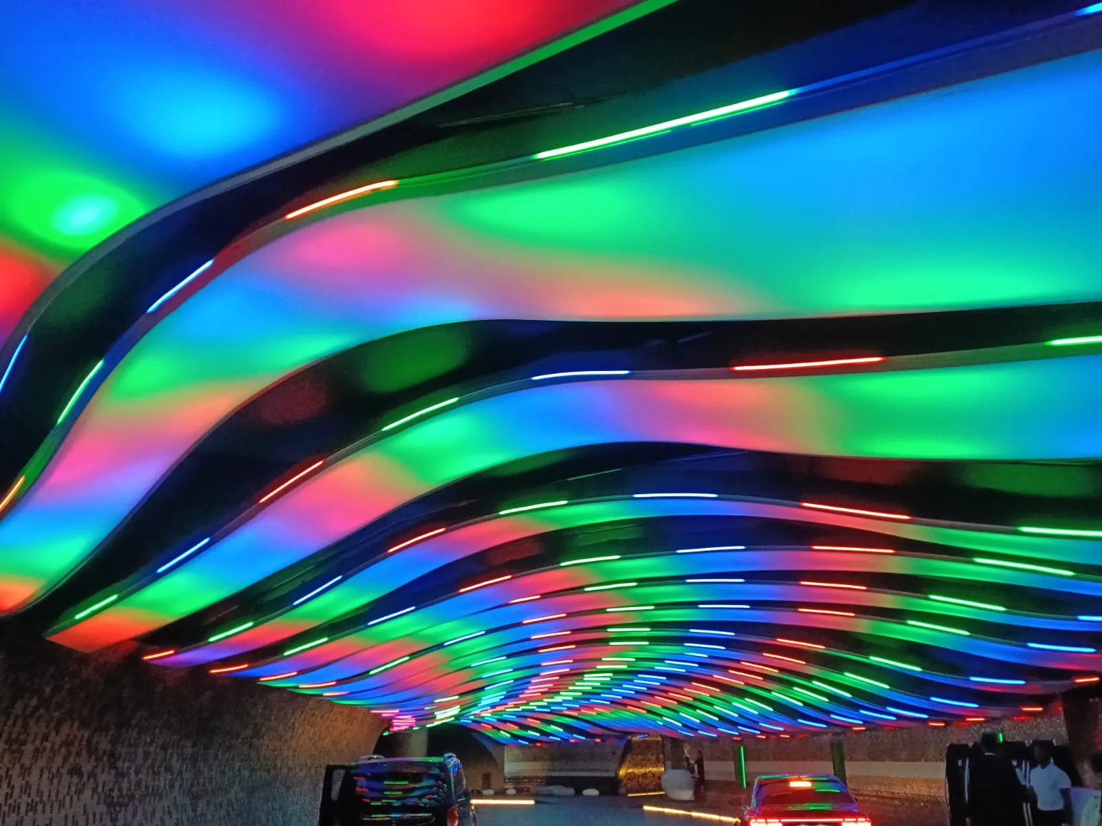 Membrane Wave stretch ceiling finish